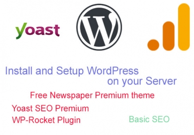 I will Install & Setup WordPress Website on your server