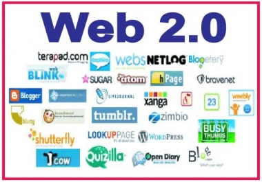 Get 50 web 2.0 blog of Highest Quality and most effective links