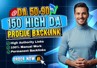 I will build 150 high-quality profile backlinks to grow your brand