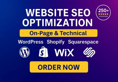 I will do WordPress SEO,  Wix SEO,  Squarespace SEO optimization service