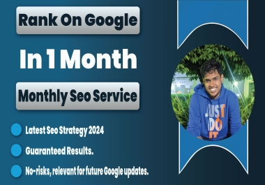 I Will Rank your website within one month on Google