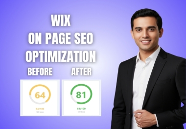 I will do WIX on page SEO,  and website optimization for google ranking