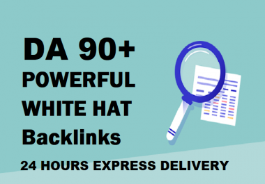 Create 10 super powerful white hat SEO Link Building Backlinks.