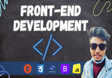I will be your front end developer,  html CSS, bootstrap Web developer