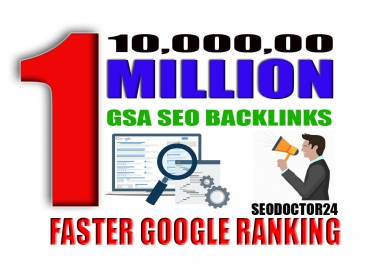 I will create 10,000, 00 gsa ser backlinks for faster google ranking