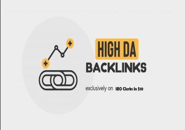 fire your google ranking with 20 high authority backlinks