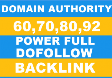30 High Authority Backlinks from DA 70 to 99 Websites