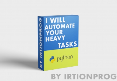 develop bot for automate your heavy and bulk tasks