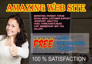 I will Create Amazing WEB site For You