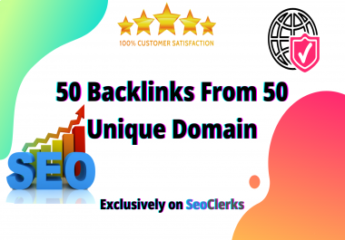 I Will Do 50 PR9 and 20 Edu Gov UNIQUE SEO Backlinks for google top ranking