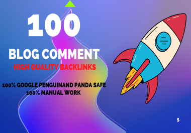 I will do 100 dofollow blog comment on high pa da backlink
