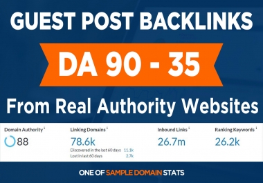 create 5 high da guest post SEO authority backlinks with real visitors