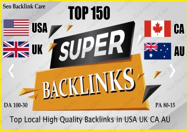 I do Top 20-150 USA UK CA AU Local Backlink SEO HQ Link Building Services for Google Ranking