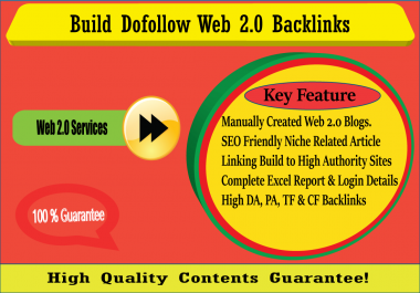 I will Create Manually 15 Web 2.0 Backlinks