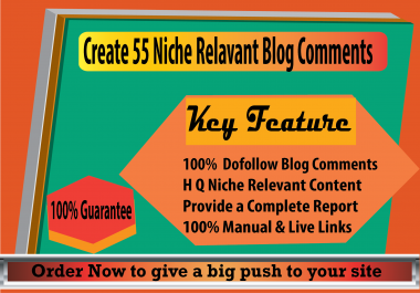 I Will do 55 Niche Relevant Blog Comments Backlinks