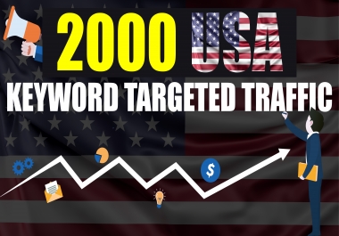 2.000 real USA Visitors to your Website - Keyword Targeted