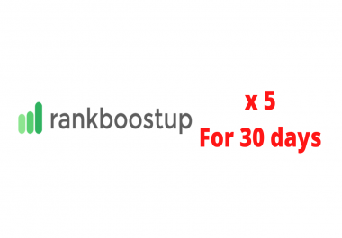 I will run 5 RankBoostUp traffic exchange sessions for you for 30 days
