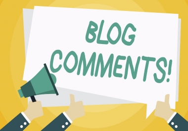 1,000 Natural Blog Comments SEO backlinks