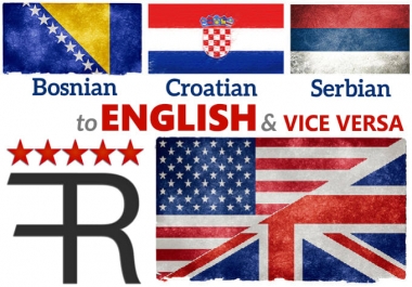 I will translate 500 words from english to bosnian in 48 h
