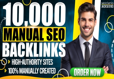 I will build 10,000 mixed SEO dofollow backlinks to rank your website 1 on Google