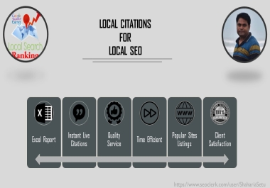 I will do 50 usa,  australia,  uk,  canada,  Google local Directory Listings and Business seo backlinks