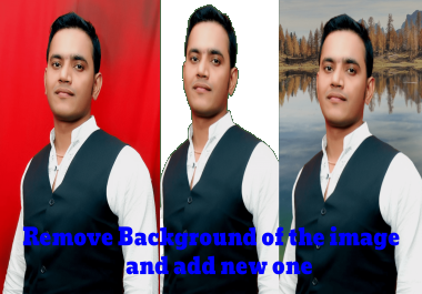 I will add a new background on any image