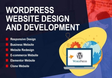 Professional WordPress Website Design or Redesign by WordPress Expert