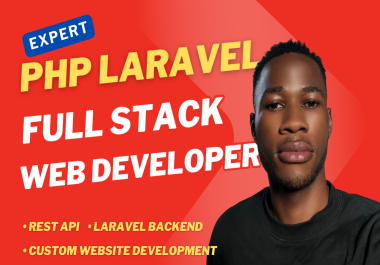 I will design and develop php laravel website and laravel rest api backend