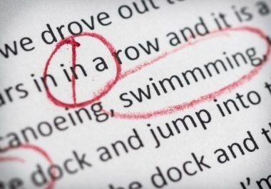 I will expertly proofread and edit your documents and books from 500 words