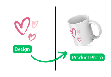 Create mockup images for your products