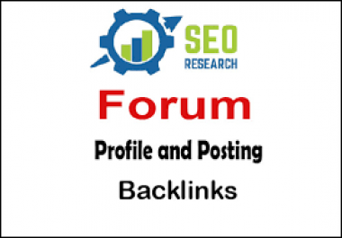 Create 2000 HQ PR Forum Profiles backlinks