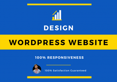 I will do wordpress website design,  development and redesign
