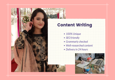 I will be your SEO content writer and can deliver 1000 words