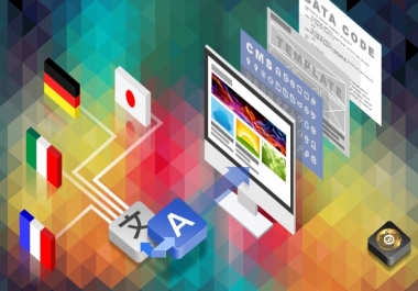 Website translation service I'll translate your site in English,  French and Arabic.