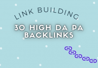 You will get high DA backlinks website