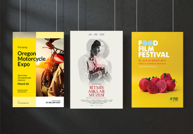 I will desing stunning poster for you