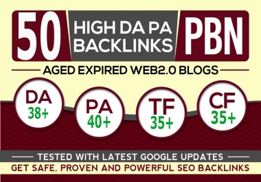 Premium Website Super fast web 2.0 50 pbn unique 50 site