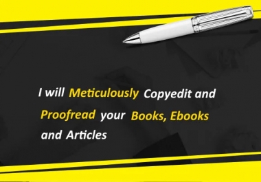 Hello Welcome to my platform. I am Sohail,  a professional proofreader in Freelancing world.
