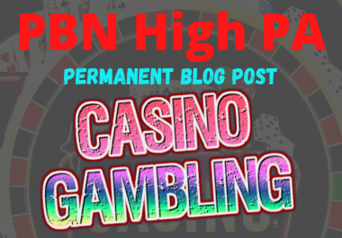 Skyrocket 50 PBN blog post Permanent Backlinks for Casino, Gambling, poker, betting sites Rank on