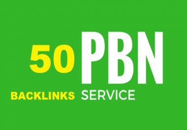I will provide 50 homepage PBN backlinks DA 25 +
