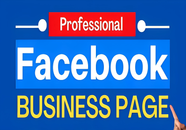 Professional Face-book page setup for your business - Social media manager - SEO branding