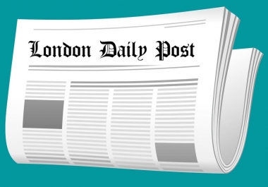 I will publish a guest post on Londondailypost. com - london daily post DA 53