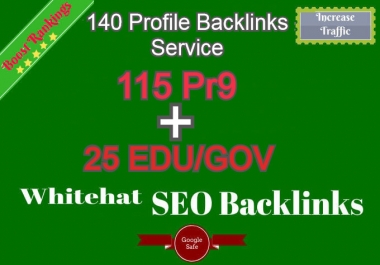 Fire Your Google Ranking With 140 High SEO Authority Profile Backlinks