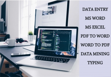 I will do any Data Entry Job / Project.