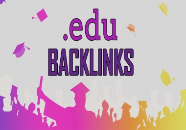 I will create 20 high da backlinks edu sites manually