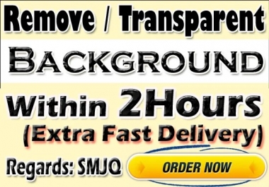 I will remove background from your images very fast