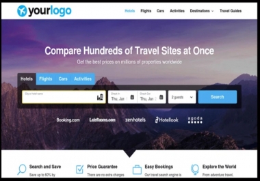 I will create premium travel affiliate website for passive income