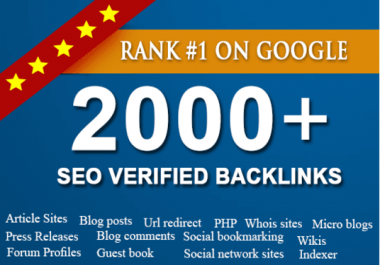 provide 2000 Social Network Profile Backlinks from pr9 websites