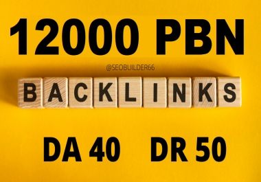 Powerful 12000 Web 2.0 PBN Backlink in unique 12000 sites