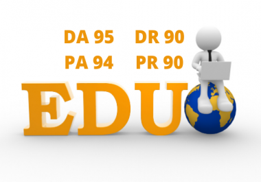 Strong DA 95 Edu Guest Post Index Within 10 days